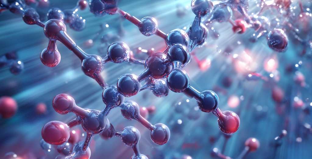 Molecular structure of EGF with visual transdermal enhancement